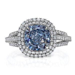 R0213 2.61ct FB VVS1 Blue Diamond Ring